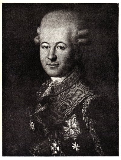 Szemjon Zorich portréja 1745-1799, Nagy Katalin kedvence, 19. század eleje. alkotó: Unbekannt