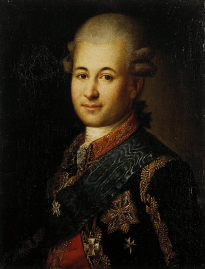 Szemjon Zorich portréja 1745-1799, Nagy Katalin kedvence, XVIII. század vége. alkotó: Unbekannt