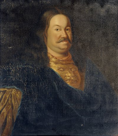 Jakov Fjodorovics Dolgorukov szenátor herceg portréja 1639-1720, XVIII. század eleje. alkotó: Unbekannt