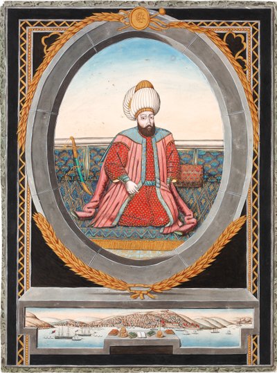 II. Murád szultán portréja 1404-1451 alkotó: Unbekannt