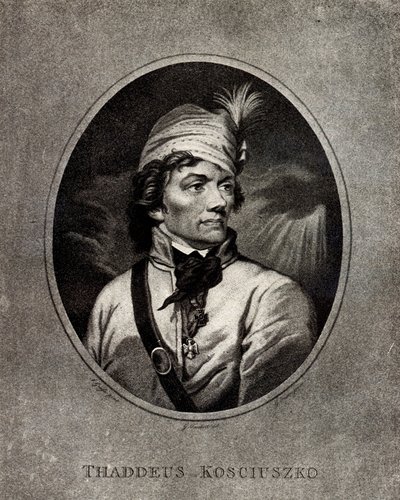 Tadeusz Kosciuszko portréja 1746-1817, XIX. század eleje. alkotó: Unbekannt