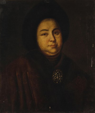 Evdokija Fedorovna Lopukhina cárnő 1669-1731, I. Péter orosz cár feleségének portréja, 1 alkotó: Unbekannt