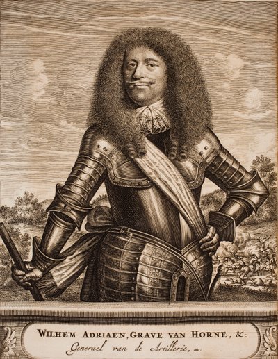 Willem Adriaan II van Horne portréja 1633-1694 Forrás: Háborús jelenet, 1675. alkotó: Unbekannt