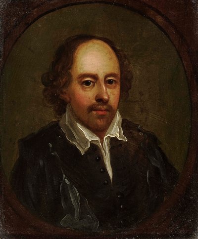 William Shakespeare portréja 1564-1616, XVII. század első fele. alkotó: Unbekannt