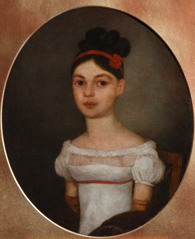 Jelizaveta Fjodorovna Ozerova portréja, sz.: Zagrjaziszkaja 1800-1885, c. 1815 alkotó: Unbekannt