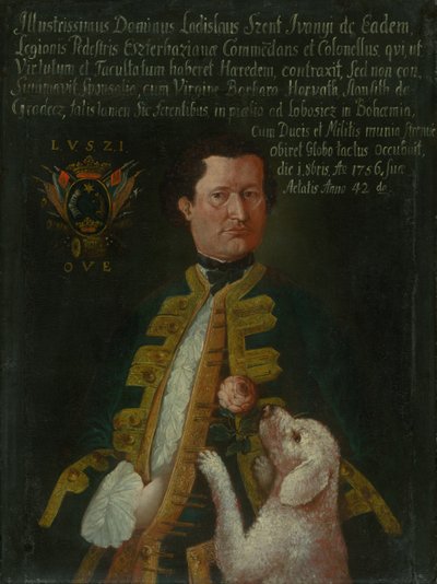 Portrait of a Ladislav Szent Iványi from Svätý Ján alkotó: Unbekannt