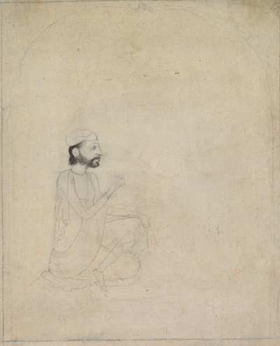 Ülő ember portréja, c. 1830-1850. alkotó: Unbekannt