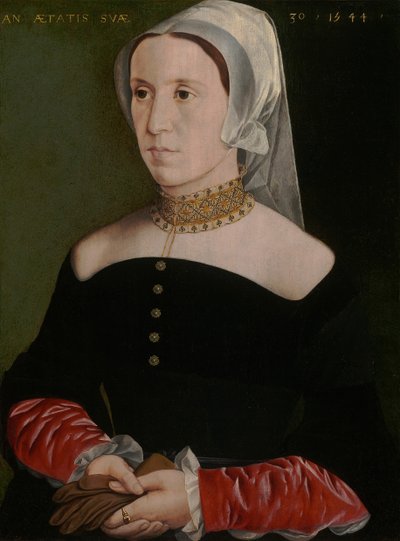Női portré, 1544. alkotó: Unbekannt
