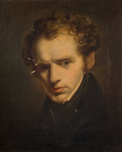 Fiatal férfi portréja, 1840. alkotó: Unbekannt
