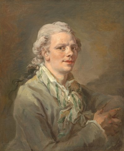 Fiatalember portréja, esetleg c. 1770. alkotó: Unbekannt