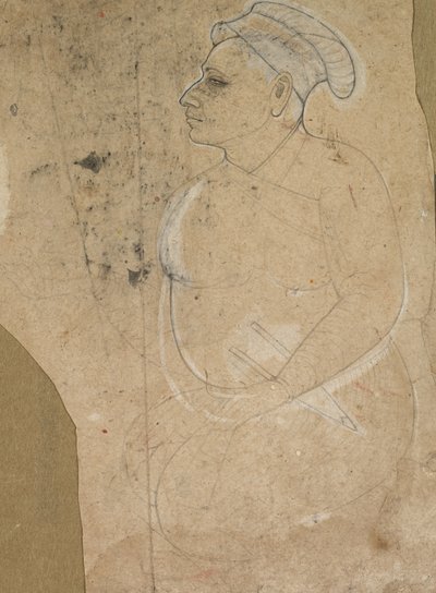Idősödő férfi portréja, c. 1700. alkotó: Unbekannt