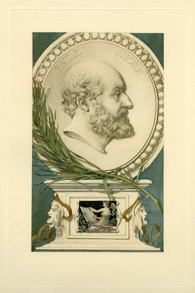 Emile Augier portréja 1820-1889. alkotó: Unbekannt