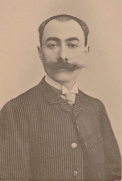 André Messager zongoraművész és zeneszerző portréja 1853-1929. alkotó: Unbekannt