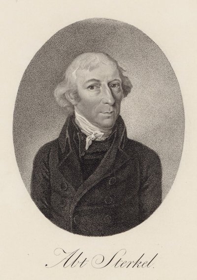 Franz Xaver Sterkel zongoraművész és zeneszerző portréja 1750-1817, 1816. alkotó: Unbekannt