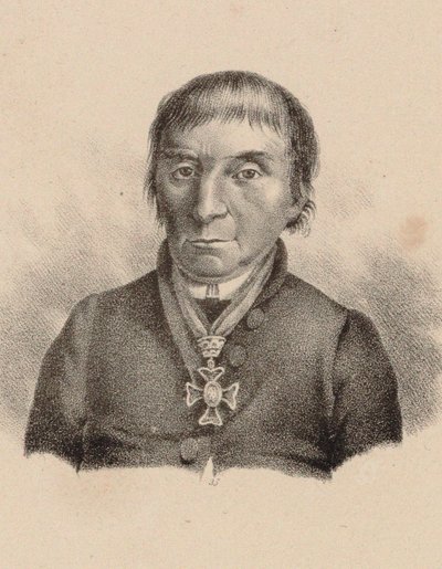 Maximilian Stadler zongoraművész és zeneszerző portréja 1748-1833, 1830. alkotó: Unbekannt