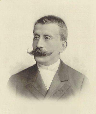 Moritz Moszkowski zongoraművész és zeneszerző portréja 1854-1925. alkotó: Unbekannt