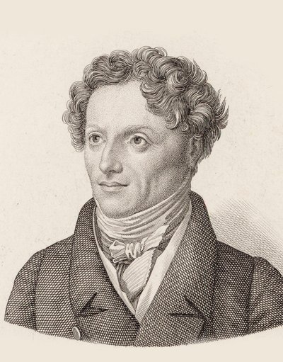 Francesco Morlacchi zeneszerző portréja 1784-1841. alkotó: Unbekannt