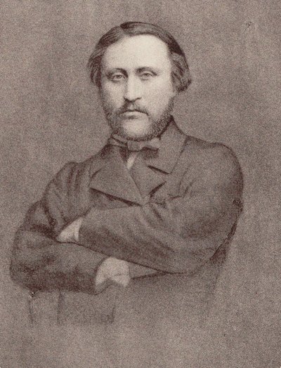Léon Kreutzer zeneszerző portréja 1817-1868. alkotó: Unbekannt
