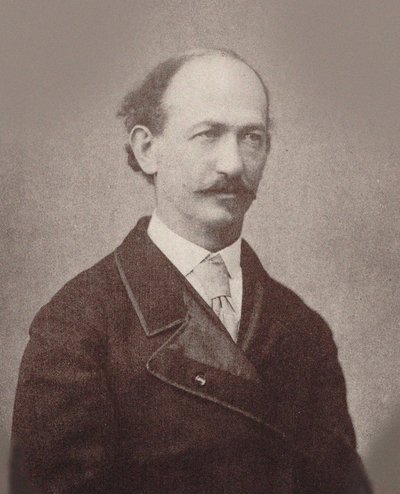 Maurice Strakosch zeneszerző portréja 1825-1887 , c. 1870. alkotó: Unbekannt