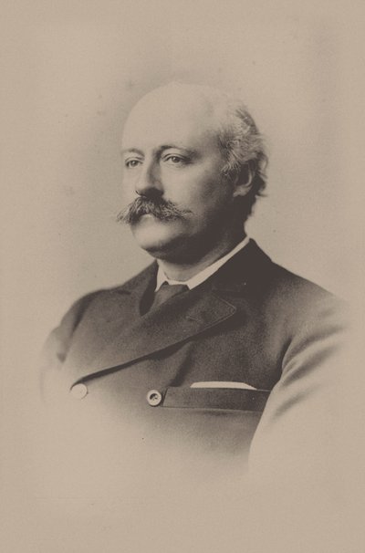 Sir Charles Hubert Hastings Parry zeneszerző portréja 1848-1918, 1891. alkotó: Unbekannt