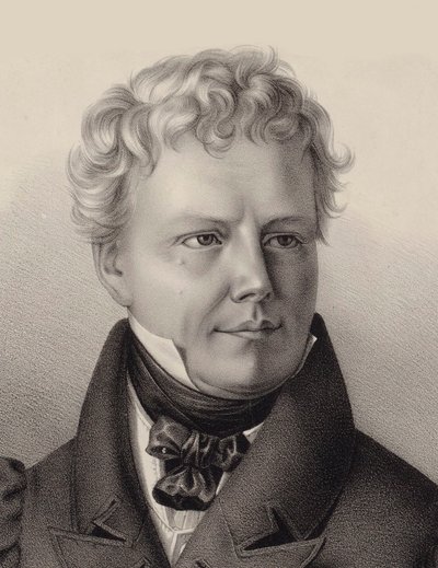 Xaver Schnyder von Wartensee zeneszerző portréja 1786-1868, 1832. alkotó: Unbekannt
