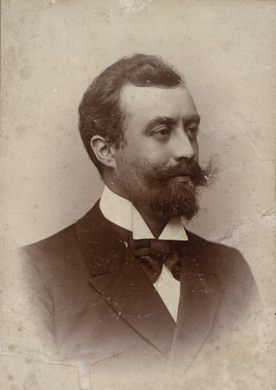 Alfred Tofft zeneszerző és orgonaművész portréja 1865-1931, 1898. alkotó: Unbekannt