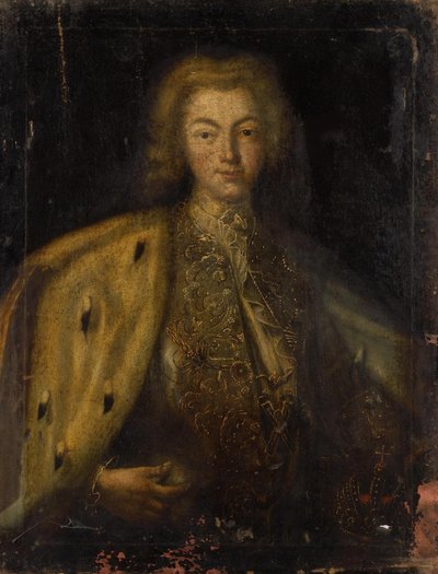 II. Péter orosz cár portréja 1715-1730, 18. század alkotó: Unbekannt