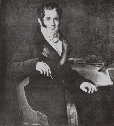 Carlo Rossi építész portréja 1775-1849 Ch. Mitoire alkotó: Unbekannt