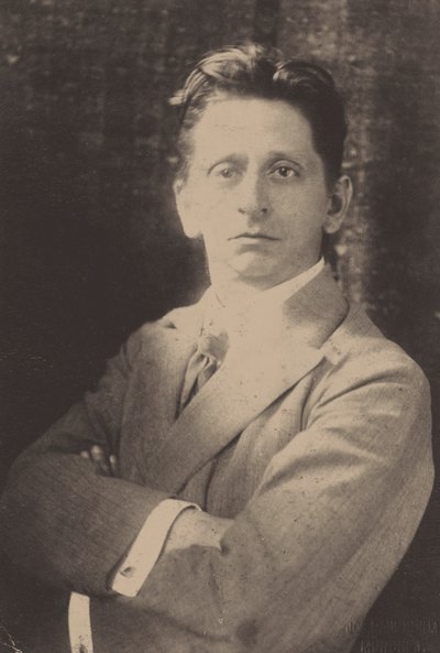Alexander von Zemlinsky zeneszerző portréja 1871-1942. alkotó: Unbekannt