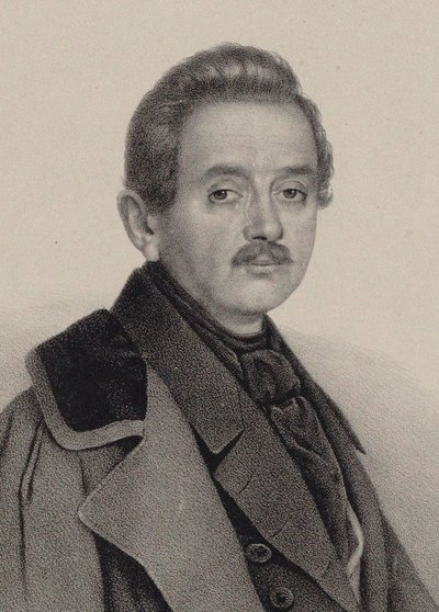 Alekszej Fjodorovics Lvov zeneszerző portréja 1798-1870. alkotó: Unbekannt