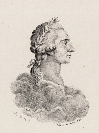 Antonio Sacchini 1730-1786, 1823 zeneszerző portréja. alkotó: Unbekannt