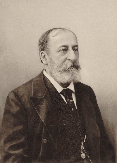 Camille Saint-Saëns zeneszerző portréja 1835-1921, 1900. alkotó: Unbekannt