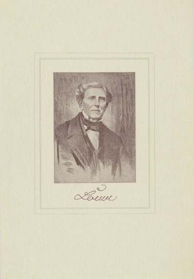 Carl Loewe zeneszerző portréja 1796-1869. alkotó: Unbekannt