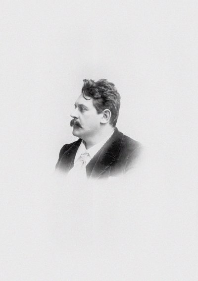 Eugen Lindner zeneszerző portréja 1858-1915. alkotó: Unbekannt