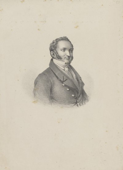 Gioachino Antonio Rossini 1792-1868, 1826 zeneszerző portréja. alkotó: Unbekannt