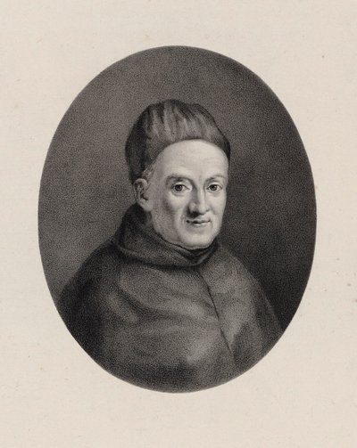 Giovanni Battista Martini zeneszerző portréja 1706-1784. alkotó: Unbekannt