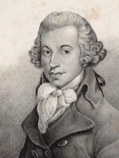 Ignace Pleyel zeneszerző portréja 1757-1831. alkotó: Unbekannt