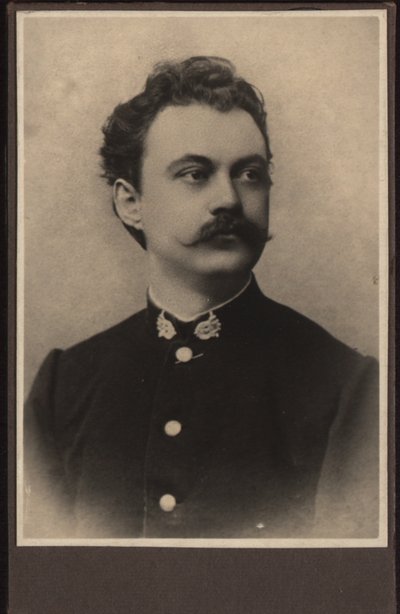 Karel Sebor Schebor zeneszerző portréja 1843-1903 , c. 1870. alkotó: Unbekannt