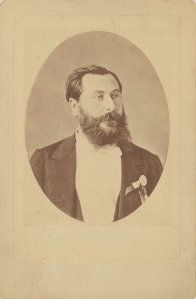 Léo Delibes zeneszerző portréja 1836-1891, kb. 1885. alkotó: Unbekannt