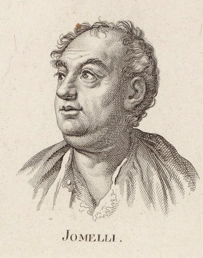 Niccolò Jommelli zeneszerző portréja 1714-1774. alkotó: Unbekannt