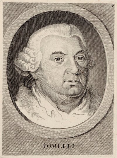 Niccolò Jommelli zeneszerző portréja 1714-1774. alkotó: Unbekannt