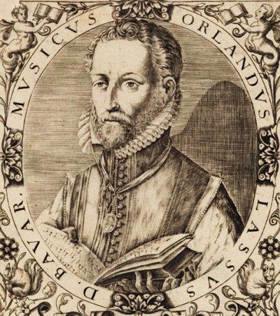 Roland de Lassus zeneszerző portréja 1532-1594. alkotó: Unbekannt