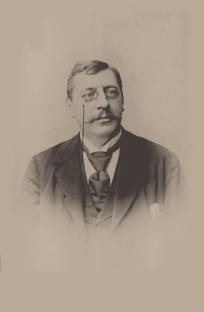 Felix Mottl karmester és zeneszerző portréja 1856-1911. alkotó: Unbekannt