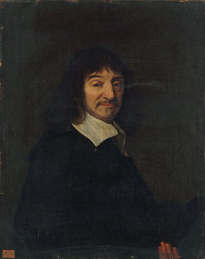 René Descartes filozófus portréja 1596-1650. alkotó: Unbekannt