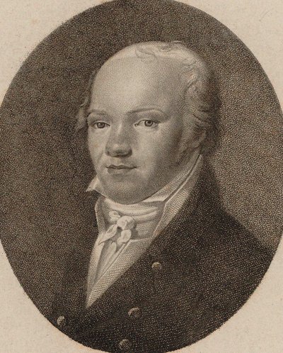 Andreas Romberg hegedűművész és zeneszerző portréja 1767-1821, c. 1800. alkotó: Unbekannt