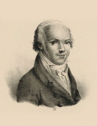 Andreas Romberg hegedűművész és zeneszerző portréja 1767-1821, c. 1815. alkotó: Unbekannt