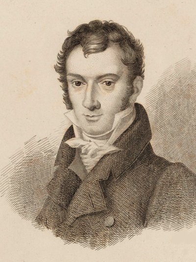 Josef Mayseder hegedűművész és zeneszerző portréja 1789-1863, 1824. alkotó: Unbekannt