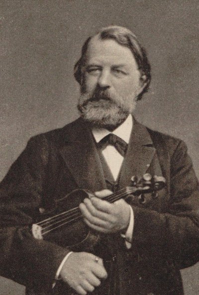 Joseph Joachim hegedűművész és zeneszerző portréja 1831-1907. alkotó: Unbekannt