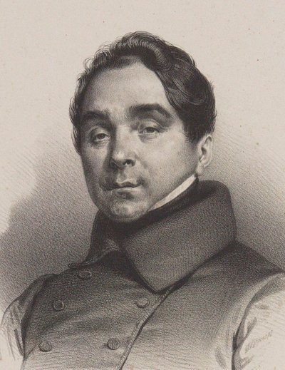 Philippe Musard hegedűművész és zeneszerző portréja 1792-1859. alkotó: Unbekannt