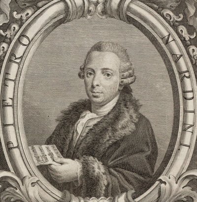 Pietro Nardini hegedűművész és zeneszerző portréja 1722-1793, 1782. alkotó: Unbekannt